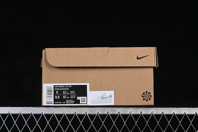 All categories Nk Air Force 1 Air Force series Nk Air Force 1 Low Air Force low top Nike Air Force 1'07 Low white and blue double hook Air Force 1 low top casual sneakers DO9786-100